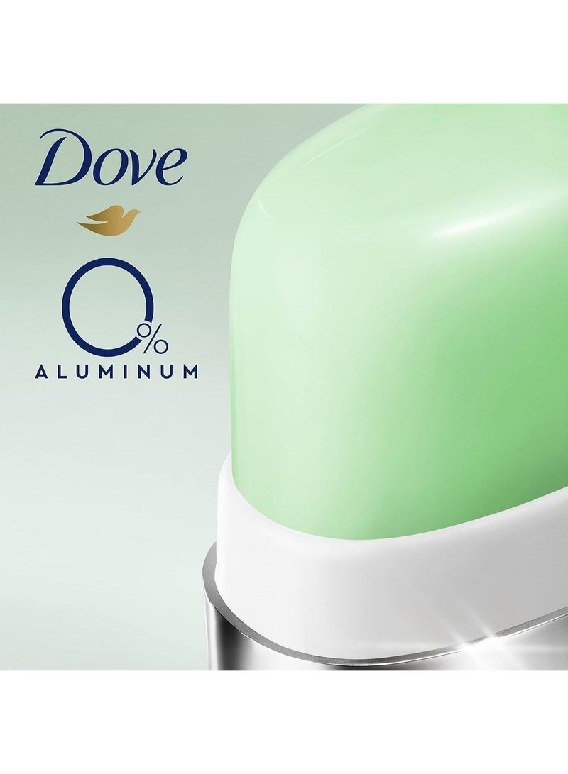Dove 0% Aluminum Deodorant – Cucumber & Green Tea (Refillable - Starter Kit) (32 g) - Image 5